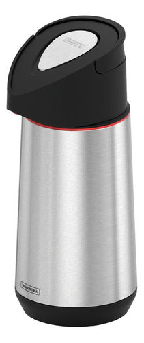 Tramontina Exata 1.2 L Stainless Steel Thermos with Glass Siphon 0