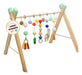 Handmade Montessori Baby Gym with Llama and Cactus Covers 4