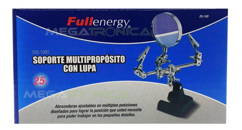 Soporte Con Lupa Multiprosito 3er Mano Electronica Hobbie Sp 3