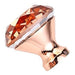 10 Tiradores Simil Cristal - Rose Gold 2