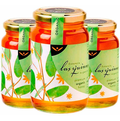 6x Certified Organic Liquid Honey Las Quinas 100% Pure 0