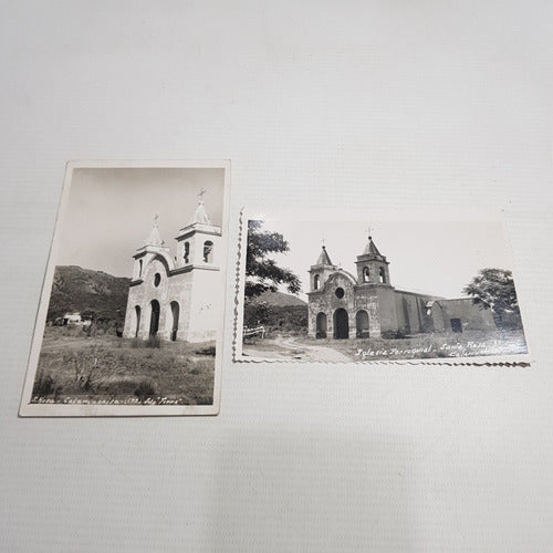 Antiguo Postal Iglesia Parroquial Cba Lote X 2 Mag 60939 0