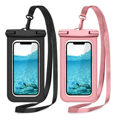 Janmitta 2 Universal Waterproof Phone Cases with Strap 0