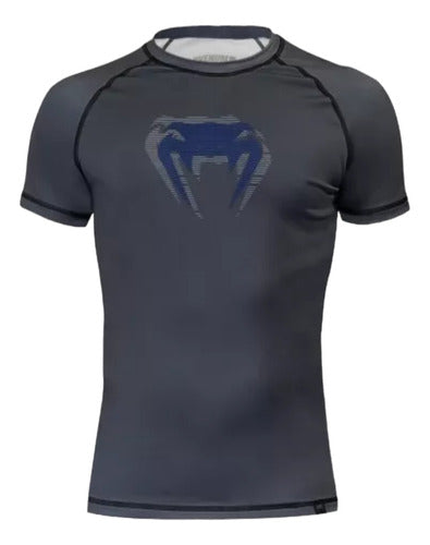 Venum Logo Razer Short Sleeve Rashguard - No Gi - Crossfit 0