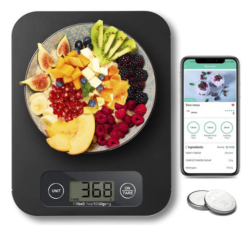 Báscula Digital Para Cocina Con Calculadora Nutricional 0