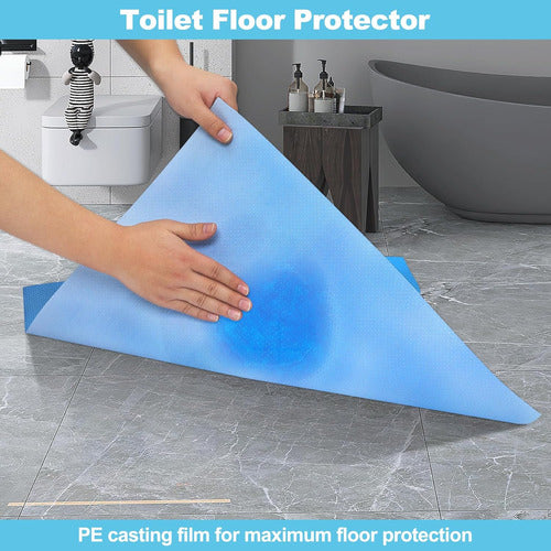 Miumoon Disposable Toilet Mats, 61cm X 56cm 3