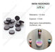 20 Black Ceramic Round Magnets 14x3mm 1