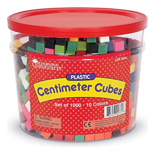 Learning Resources Centimeter Cubes, Juego De 1000 3