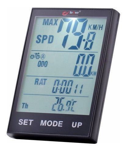 Wireless Bike Computer Odometer Speedometer with Light 0