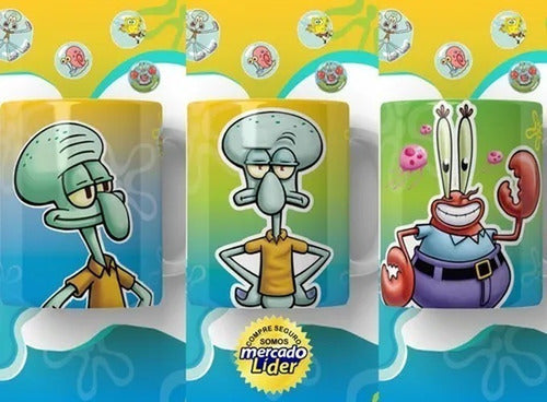 Plantillas Bob Esponja - Sublimacion Tazas Tazones 4