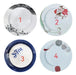 CLUB IMPORT Melamine Deep Plate Set of 12 Various Designs 25 cm 0