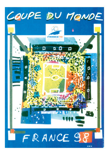 Campeonato Mundial De Fútbol Francia 98 - Lámina 45x30 Cm. 0