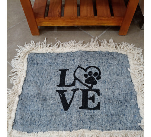 Decorative Rug with Quotes 1