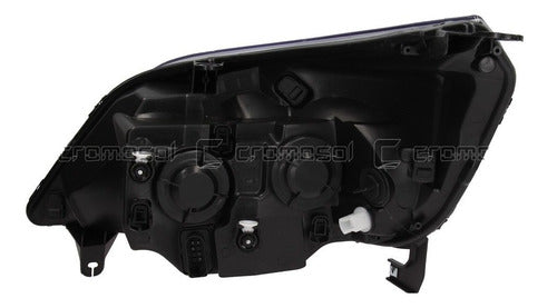 Front Headlight for Chevrolet Agile 2009-2013 Black Background CARTO Brand 1
