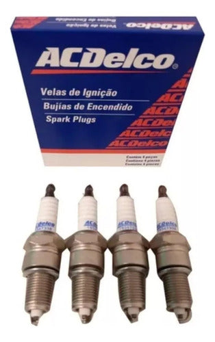 Kit Bujias X 4 Chevrolet Corsa Classic 8v Acdelco 3c 0