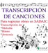 Partitura Transcripción A Partituras Para Registrar En Sadaic 1