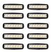 Kit 10 Faros Barra 6 Leds Luz Auxiliar Accesorio Camioneta 0