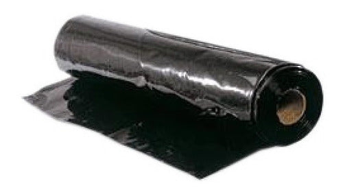 GPI Rollo Nylon Polietileno Negro 2mts 200mic 50mts Obras Pisos 0