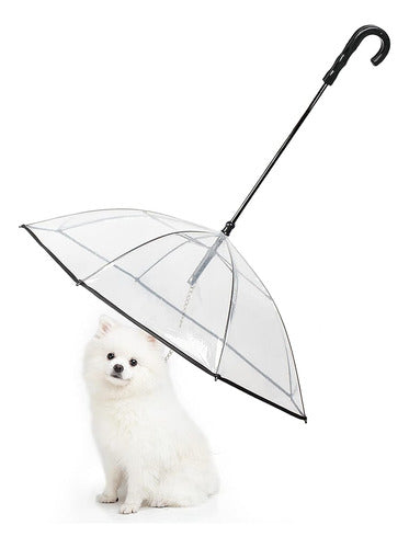 Namsan Dog Umbrella For Small Dogs - Self-assembly Pet Umbrella With Chain Leash 0