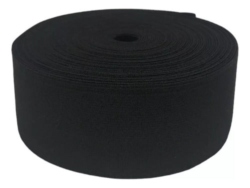 Baxter Elastic Ribbon Black 50mm X 1 Meter 0