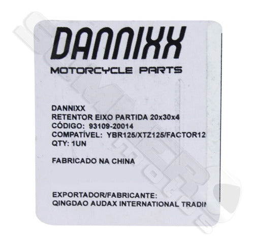 Retentor Pedal Partida Ybr-factor-xtz 125/ Dt 200 Danixx 3