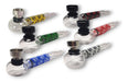 Glass Pipe with Filter in Various Colors 2