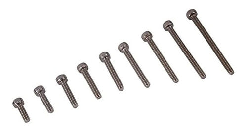 Yosoo 440 Pcs M3 Stainless Steel Hexagonal Head Socket Cap Screws and Nuts Kit 2