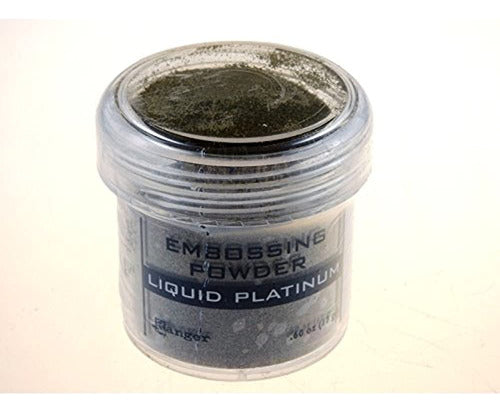 Ranger Embossing Powder 1 Ounce Jar Liquid Platinum 2