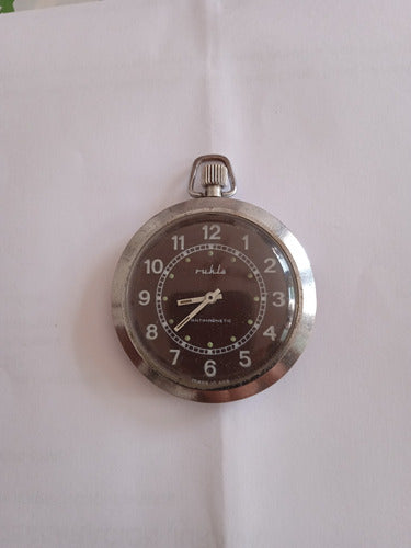 Antiguo Reloj De Bolsillo Marca Ruhla 0