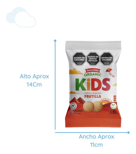 Smookies Galletitas Frutilla Snacks Kids 40gr 1