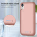 Trswyop iPhone XR Rose Gold Charging Case 2