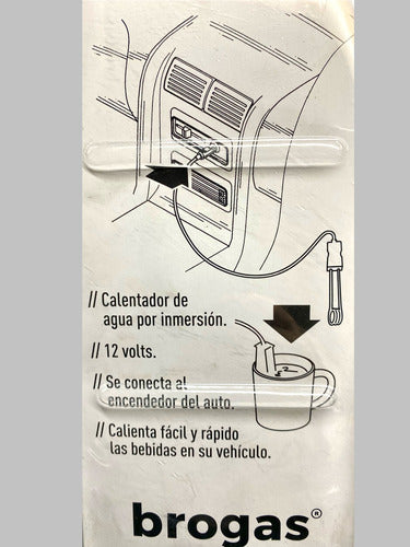 Calentador Broksol De Inmersion De 12v Camping Auto 2