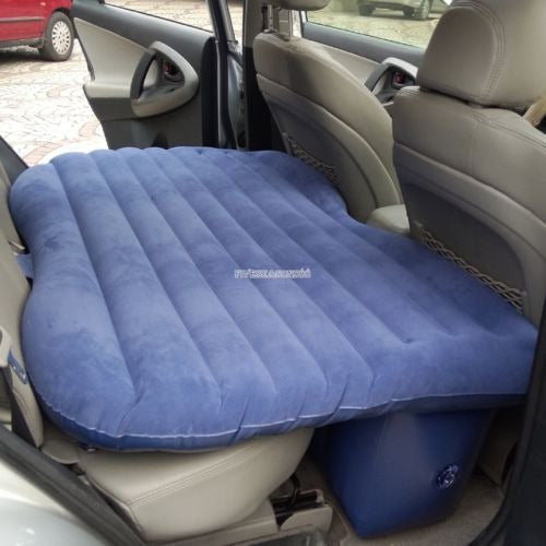 Coche Inflable Azul Oscuro Colchón - Air Bed Extended Backrest 0