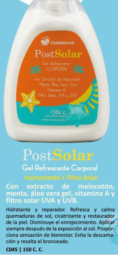 Gel Post Solar Con Aloe Vera Bronceador Duradero Y Piel Sana 6