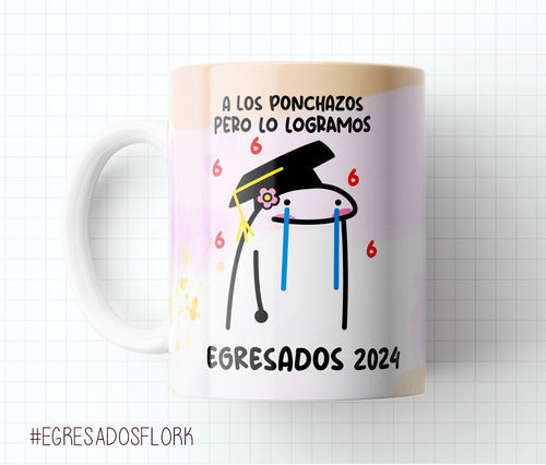 Plantillas Tazas Flork Egresados Sublimar Graduación #12 6