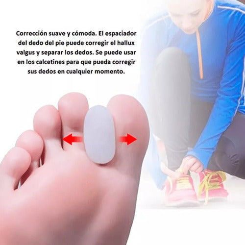 Pirotech Silicone Toe Separator Bunion Correctors 2