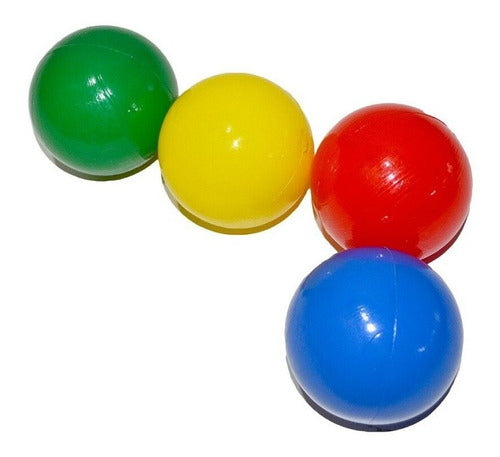 Juanalalo Pelota Pelotero X 10 Plastico Colores Cotillón Fiestas 0