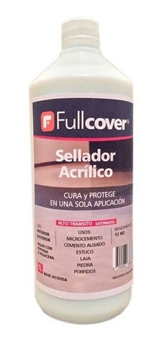 Sellador Fullcover Microcemento Alisado 1 Lt - Rex 0