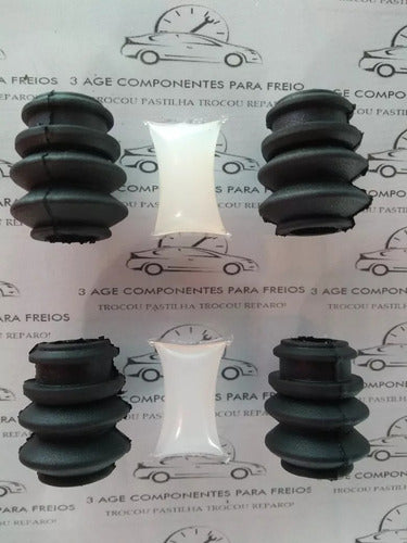 Kit 4 Coifa Guarda Pó Pino Pinça Freio Kia  Sportage Cadenza 0