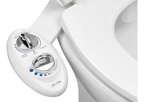 Bidet Para Inodoro Doble Boquilla Luxe Bidet Neo 185 Blanco 0