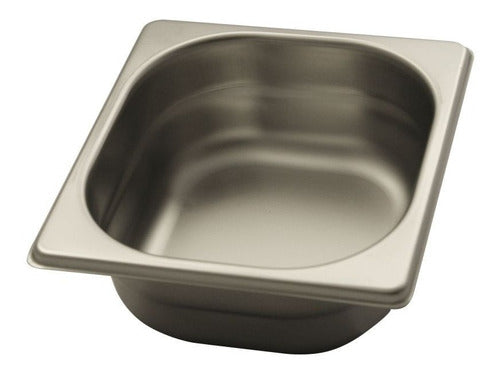 Bandeja Gastronorm Acero 1/6 6,5 Cm Gn Normalizada Cocina 0