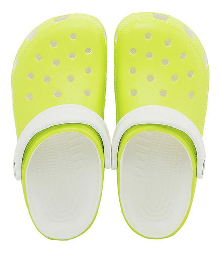 Crocs Classic Glow In The Dark Lima Brilla En La Oscuridad 4