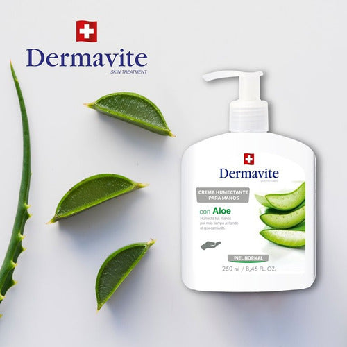 Crema De Manos Dermavite Piel Normal Aloe 250ml 1