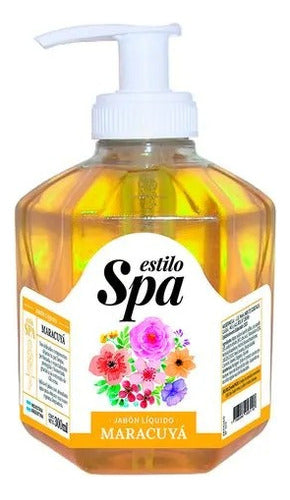 Estilo Spa Liquid Soap 300ml Passion Fruit with Dispenser 0