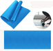 Yoga Pilates Fitness Exercise Mat 5mm - Blue PVC Mat 5