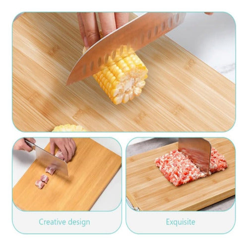 Wooden Cutting Board with Handle - 22 x 32 1