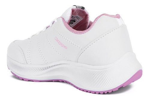 Kappa Playtime Kids White Pink Girls Sneakers 2