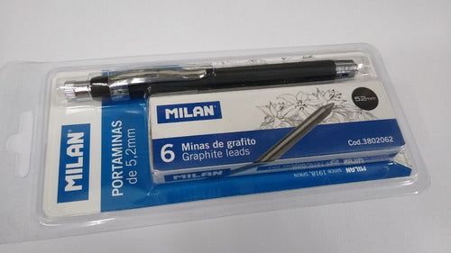 Milan Touch 5.2 Mechanical Pencil + Replacement Graphite Refills 2