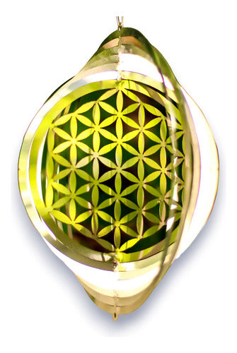 Nakiki Windspinner 20cm - Flower of Life 0