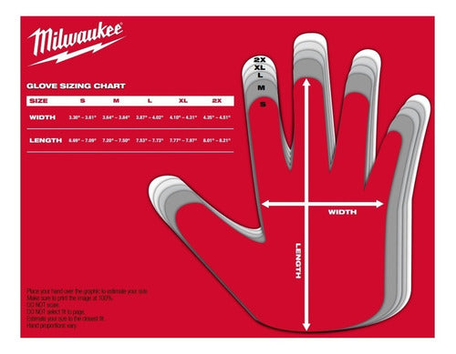 Milwaukee 48-22-8952 Nitrile Cut Resistant Gloves Level 5 L 6